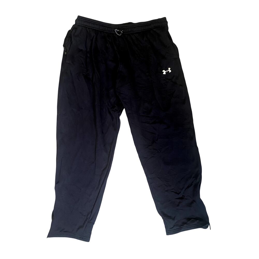 Under Armour ColdGear Men's Size XL Tall Black Fleece Joggers Track Pants